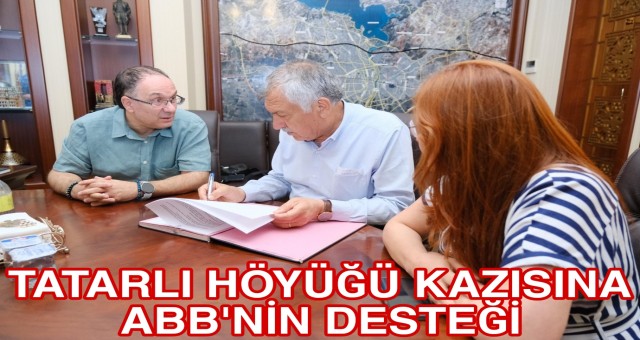 Tatarlı Höyüğü Kazısına ABB'nin Desteği