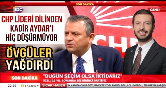 Kadir Aydar CHP'nin En Gözde Belediye Başkanı