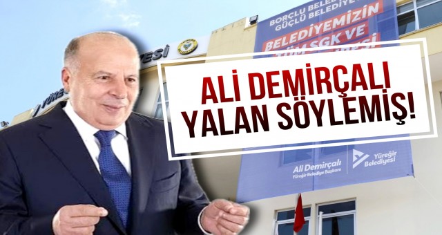 Yüreğir Belediyesi Başkanı Yalan Söylemiş!