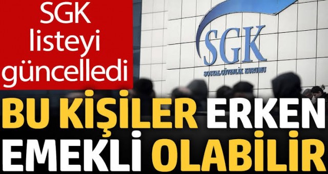 Bu Kişiler Erken Emekli Olabilir!