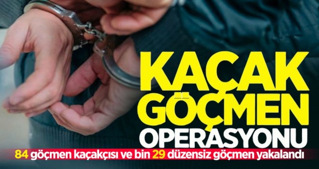 Kaçak Göçmen Operasyonu Düzenlendi