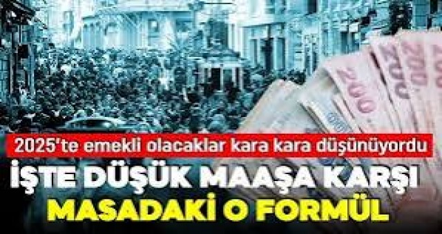 İşte Düşük Maaşa Karşı Masadaki O Formül!