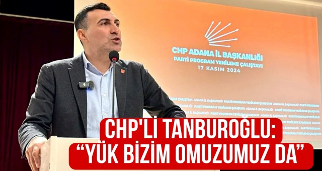 Anıl Tanburoğlu: 'Yük Bizim Omuzumuz da