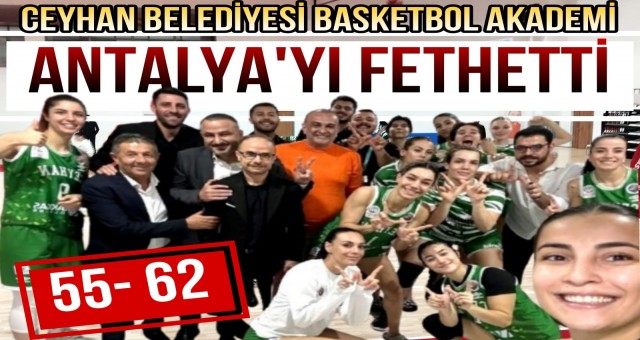 Ceyhan Belediyesi Basketbol Akademi Deplasmanda Galip Geldi