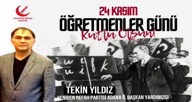 Tekin Yıldız Öğretmenler Günü'nü Kutladı