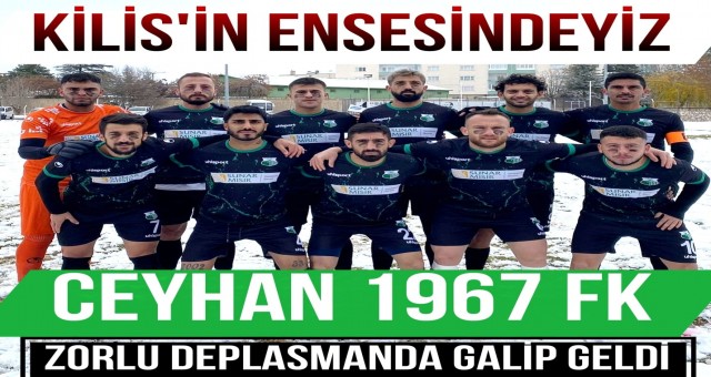 Ceyhan 1967 FK Zorlu Deplasmanda Galip Geldi