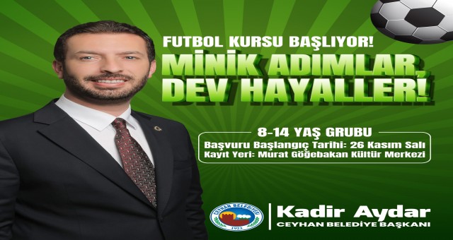 Ceyhan'da Geleceğin Futbol Yıldızları Yetişecek