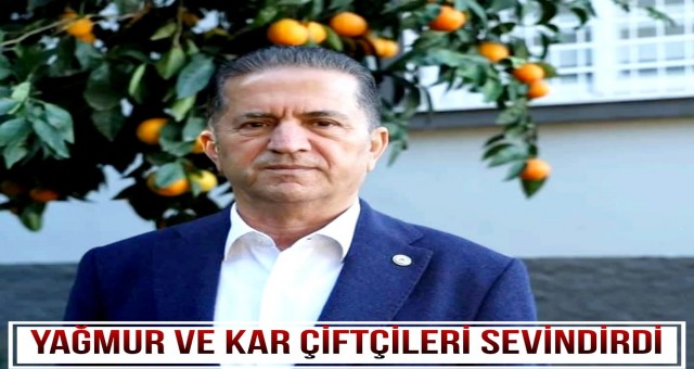 Yağmur ve Kar Çiftçiyi Sevindirdi