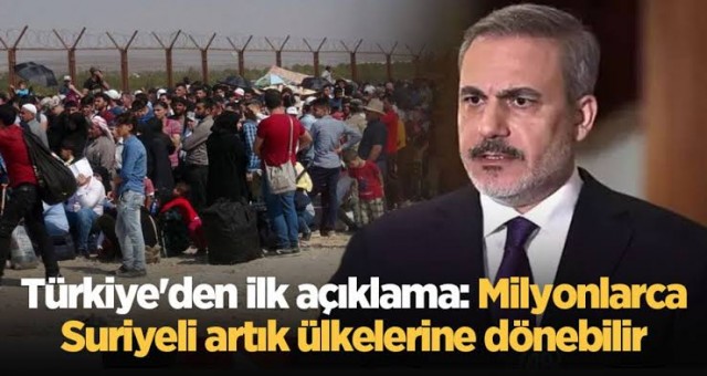 'Milyonlarca Suriyeli Artık Ülkelerine Dönebilir'