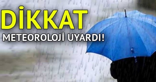 Adana’da Meteoroloji Yağış İçin Uyardı