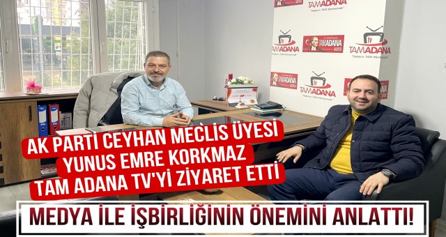 Yunus Emre Korkmaz'dan Tam Adana TV'ye Ziyaret