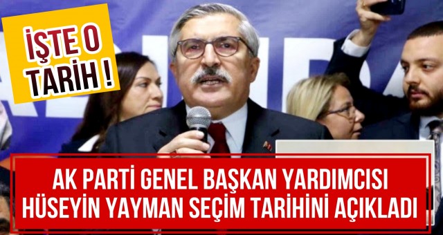 AK Parti'den seçim tarihi için net açıklama